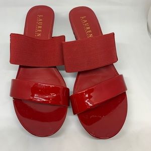 Wedge strap sandals